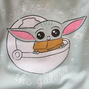 Baby Yoda Little Girls Dress